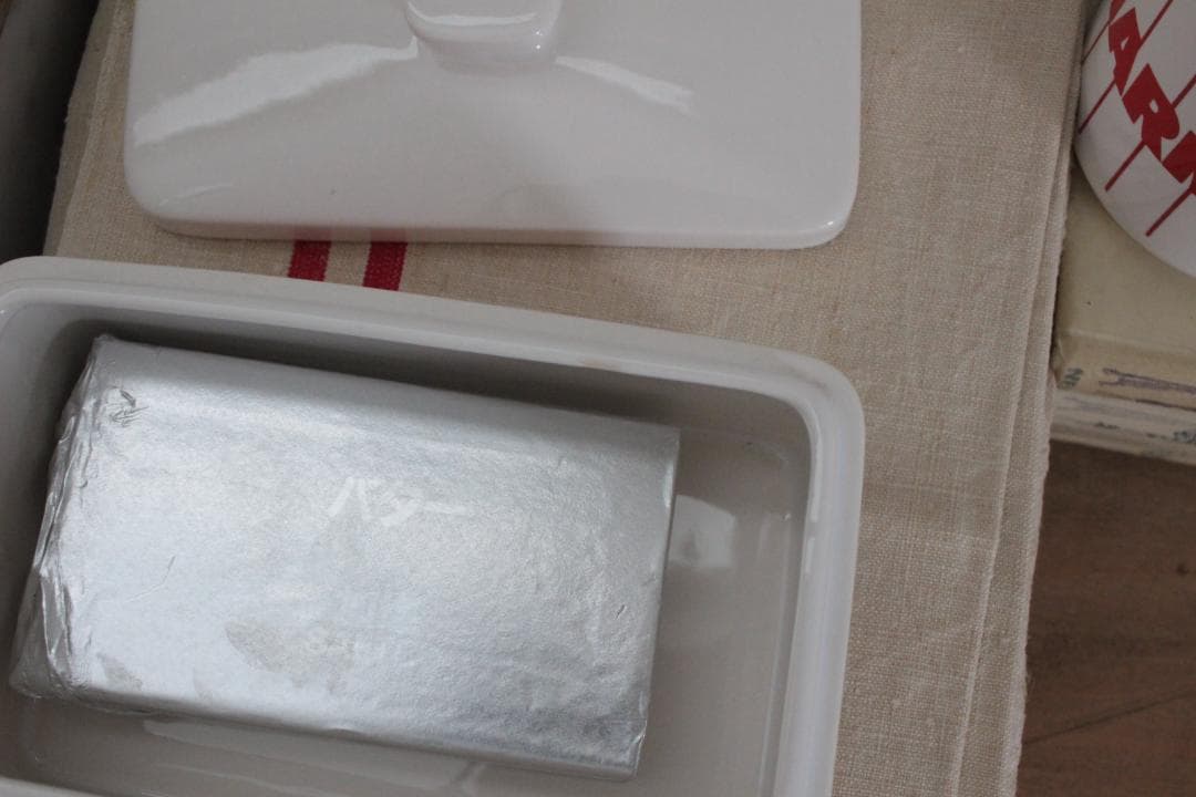 レアHornsea・ホーンジー/蓋付きバターケース