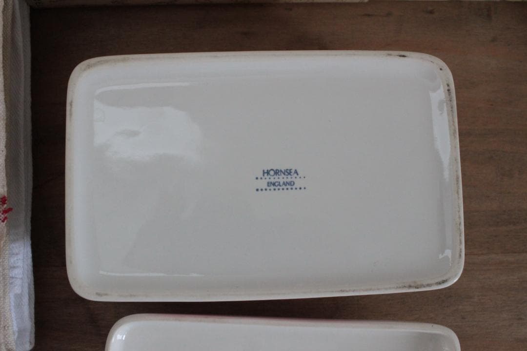 レアHornsea・ホーンジー/蓋付きバターケース