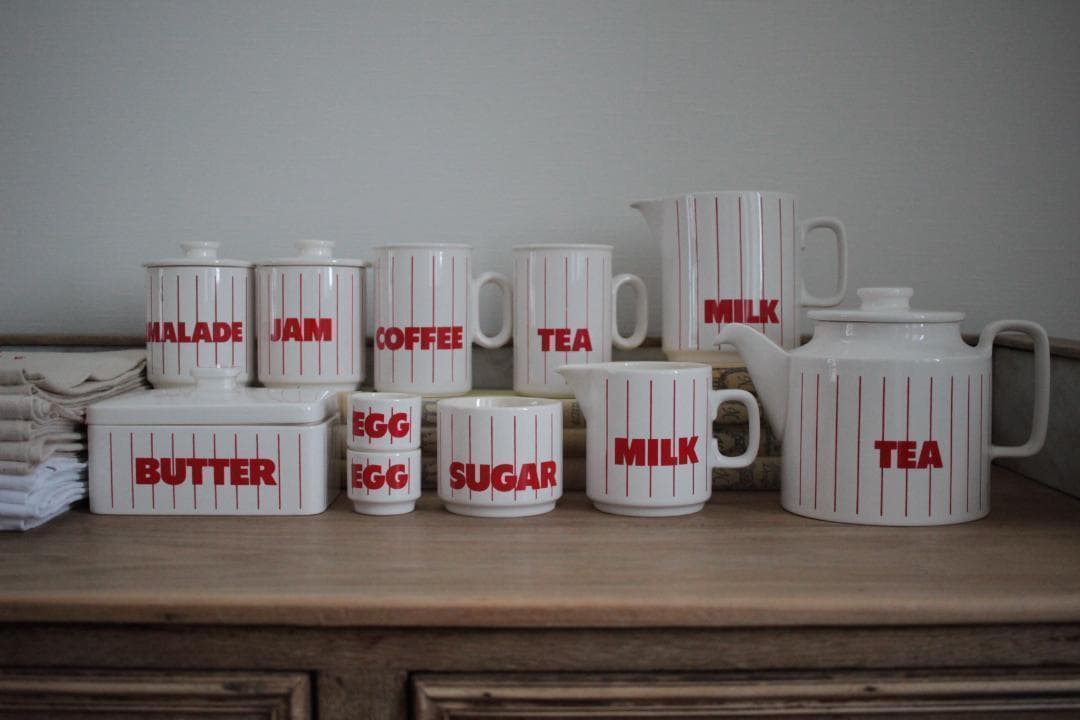 レアHornsea・ホーンジー/蓋付きバターケース