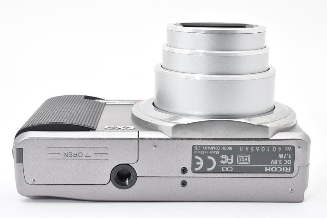 ■ 美品 ■ リコー　RICOH CX3 ツートン ライトグレー×ピンク