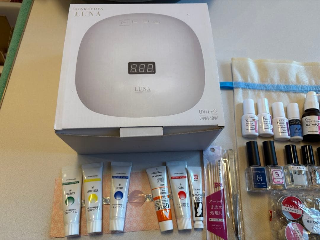 総額約12万円 ネイリスト検定 3級 2級 セット 道具 用品 ネイル　おまけ付