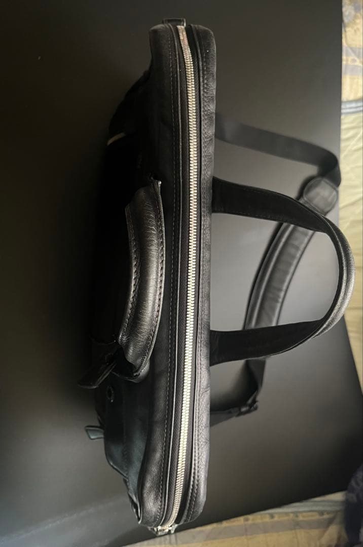 【美品❗️】PORTER ブラック レザー ショルダーバッグ　本革