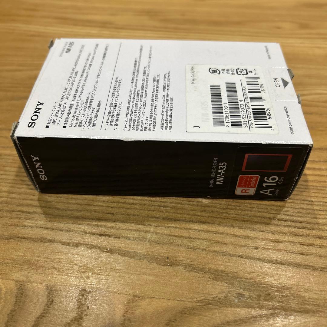 SONY WALKMAN NW-A35 Aseries 16GB シナバーレッド