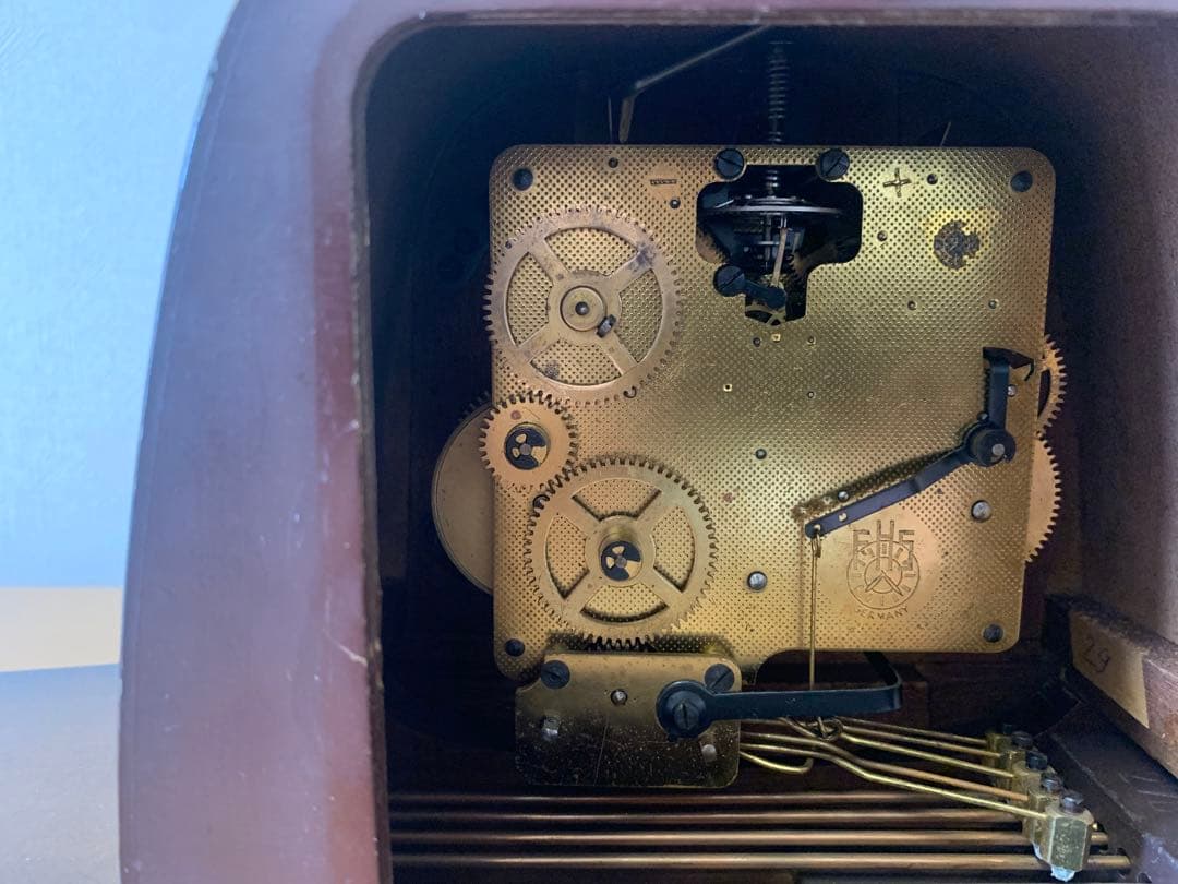 Hermle レトロ木製置時計