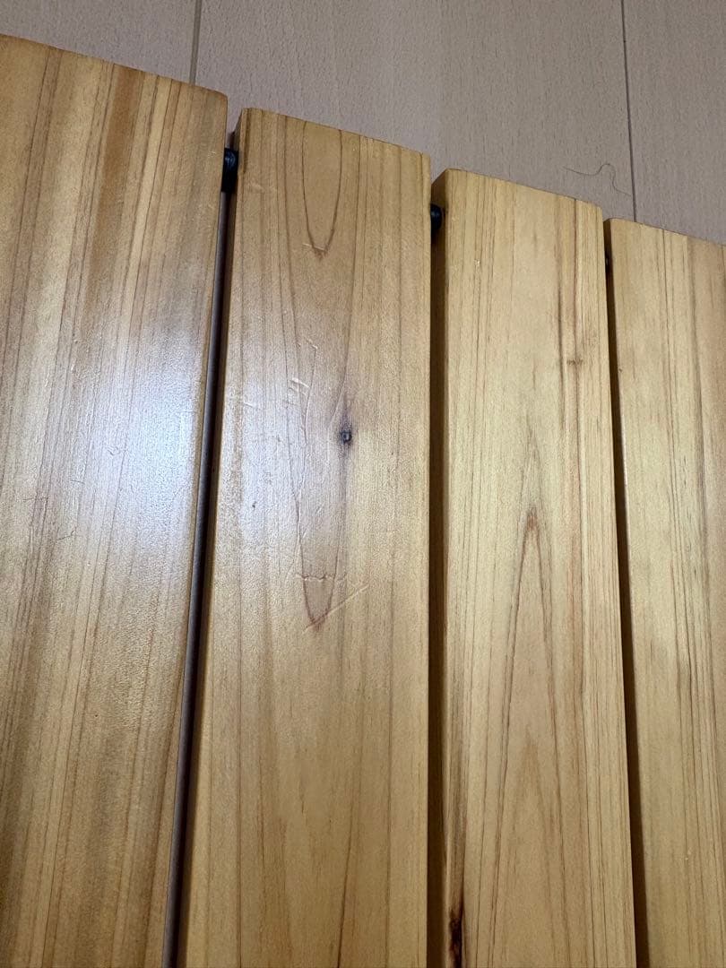 Coleman ナチュラルウッドロールテーブル120