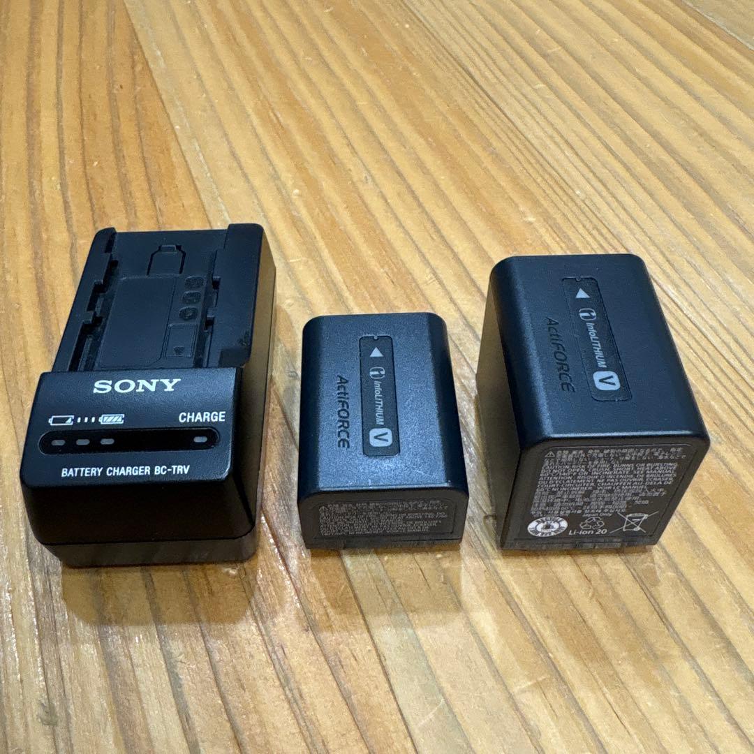 SONY HDR-CX680 ビデオカメラ 本体&バッテリー&スタンド　セット