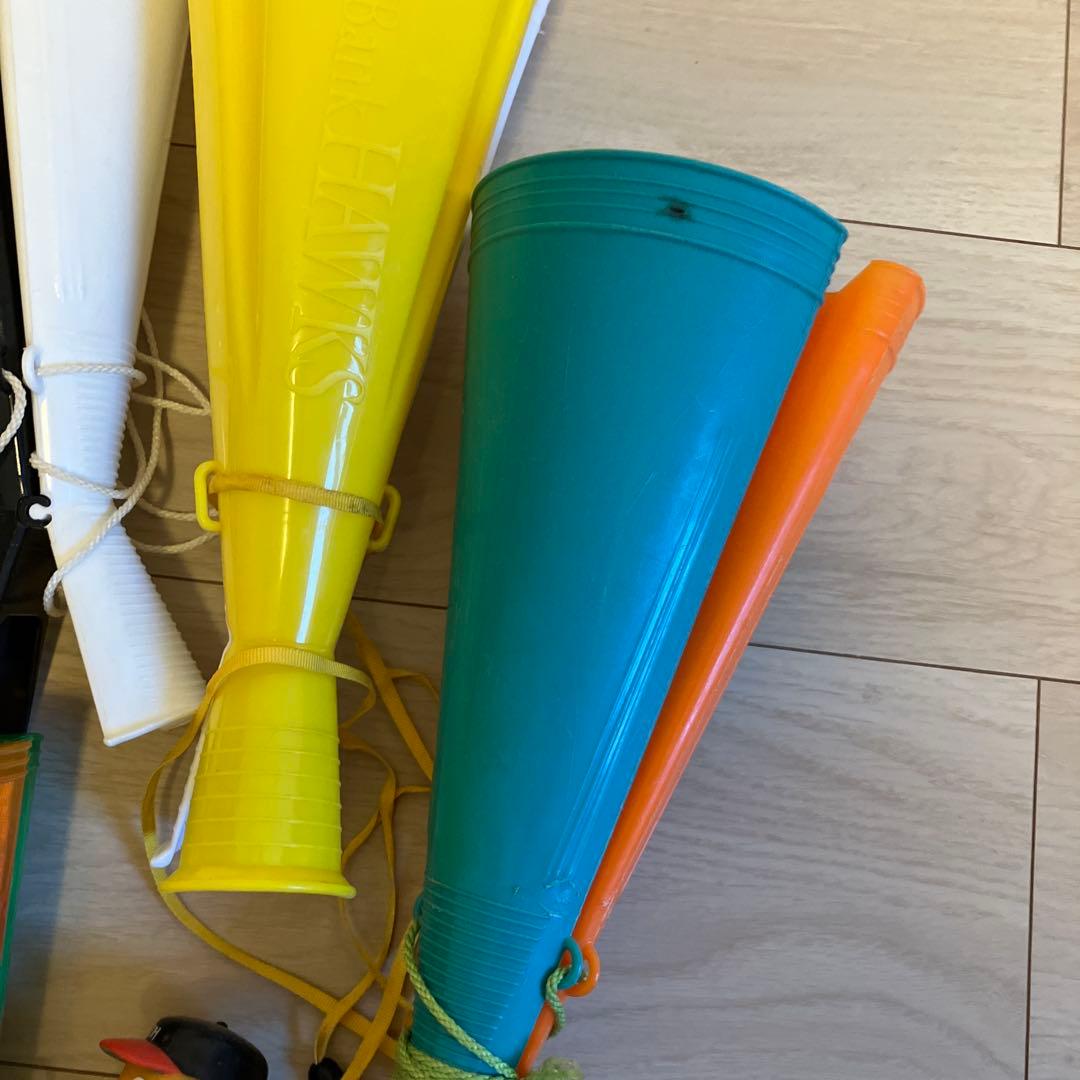 福岡ダイエーホークス　ソフトバンクホークス　応援メガホン等13個セット