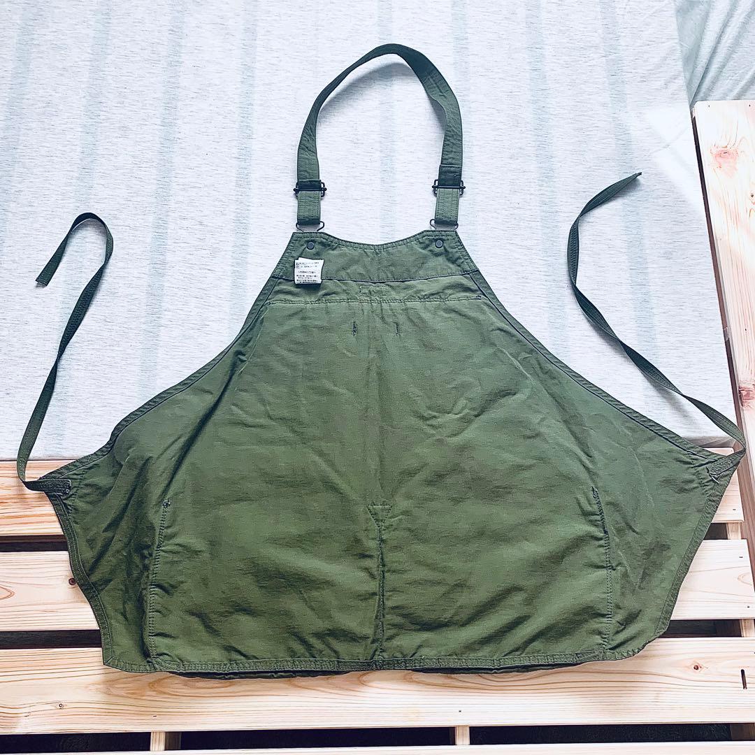 NATAL DESIGN オリーブグリーンエプロン