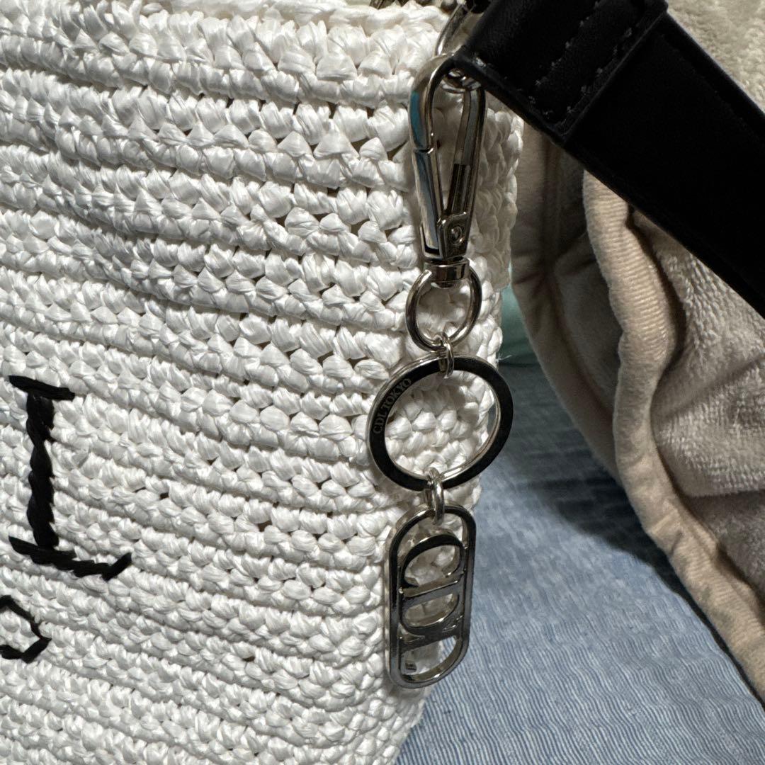 CDL Hand Stitched Mini Basket チャーム付き