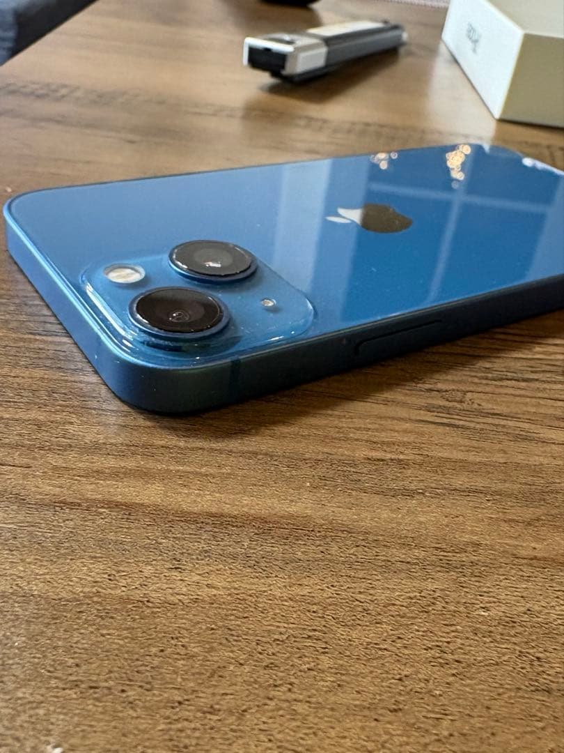 【美品】Apple iPhone13mini 128GB ブルー