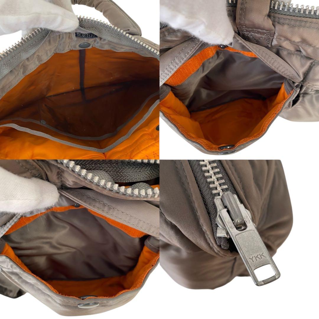 希少色　ポーター　タンカー　ブリーフケース　シルバーグレー　吉田カバン