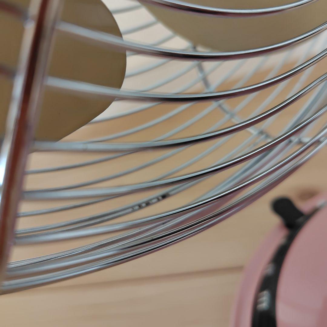 マーキュリー メタルデスクファン ピンク