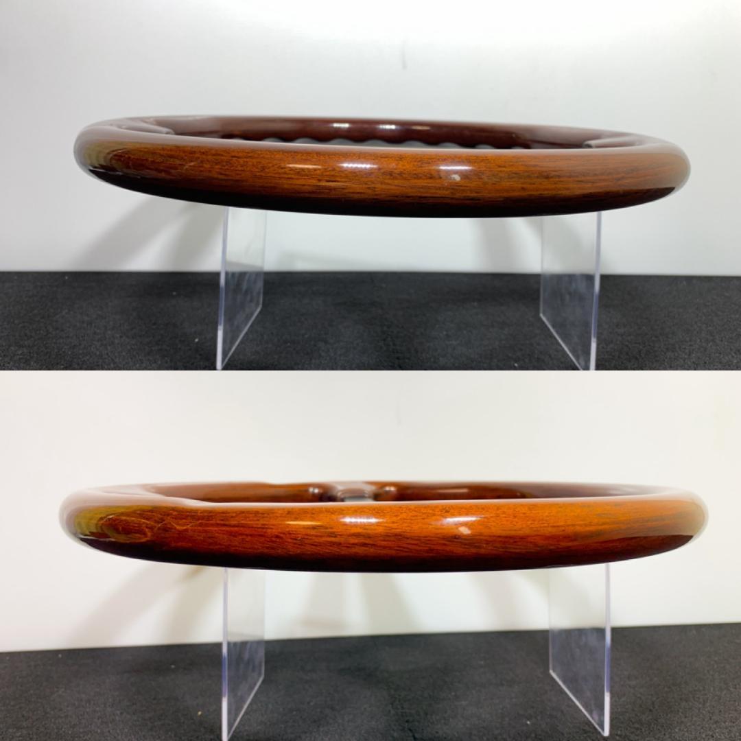 モモ ウッドステアリング 37パイ ホーンボタン付き 1996年製 当時物 良品