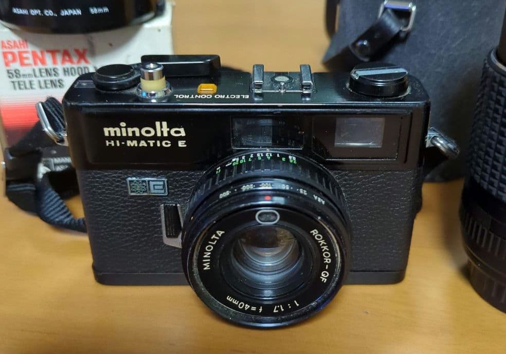 ⭐️現状品⭐️ミノルタHI-MATIC E フィルムカメラ　ペンタックスレンズ他
