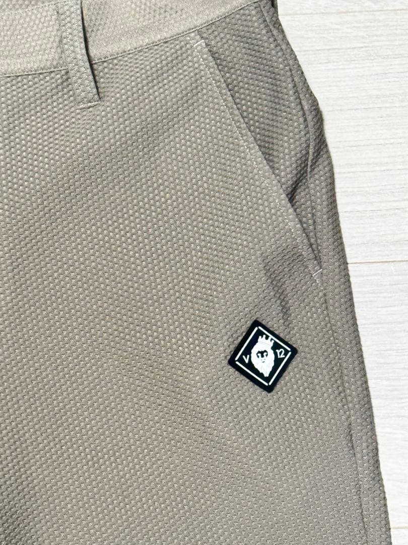 v twelve COMFO SHORTSメッシュショートパンツ ブラウン