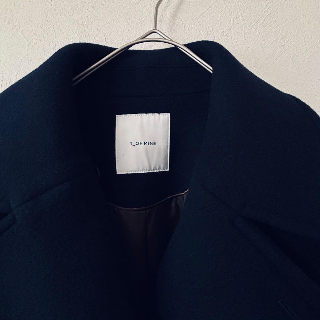 美品❇️ 1_OF MINE W ピーコート ネイビー　ダブルブレスト　Mサイズ
