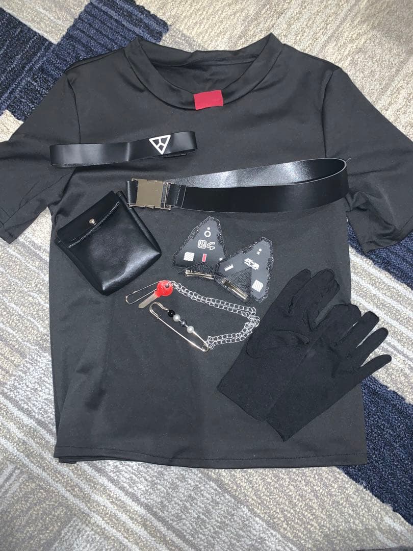 佐伯イッテツ　コスプレ衣装Tシャツ アクセサリー付き