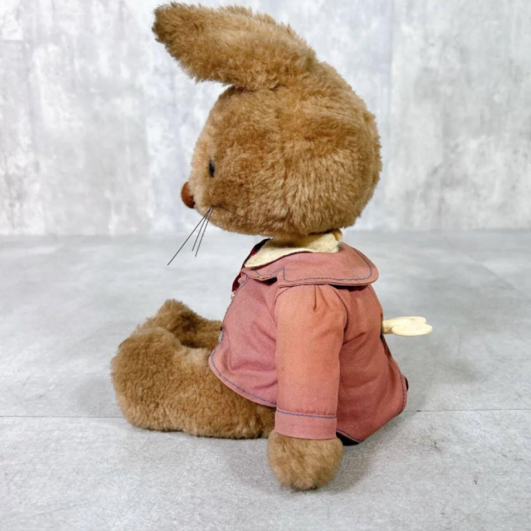 X953 Sankyo doll オルゴール うさぎ 人形 首が動く レトロ