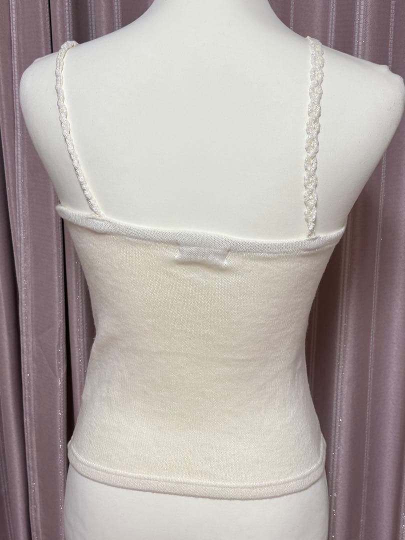 リズリサ 激レア ぽんぽん付きキャミソール　白