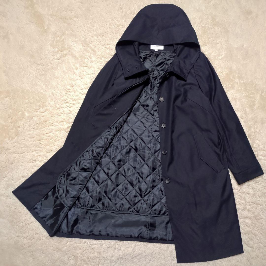 美品！UNTITLED Thermore ライナー付 フーデットコート 撥水　M