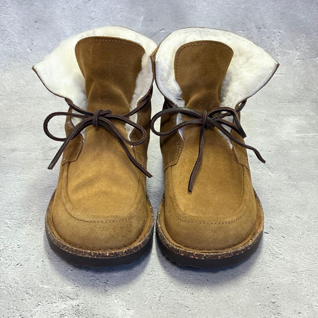 未使用級　ビルケンシュトック (24) ムートンブーツ　バッキー　BAKKI