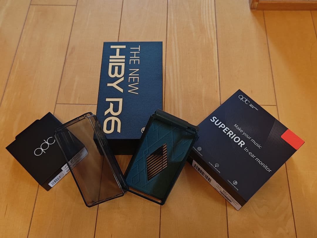 Hiby R6 デジタルオーディオプレーヤー　qdc イヤホン セット品