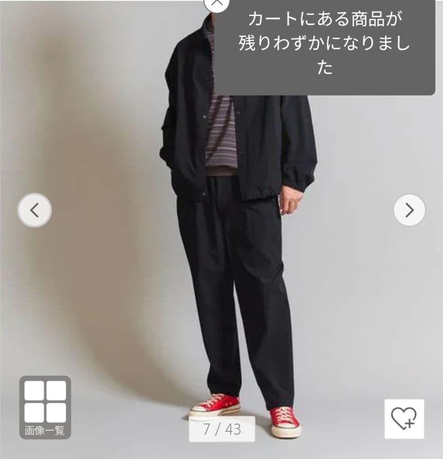 未使用 2025SS 360°MASTER バルーン コーチジャケット ―