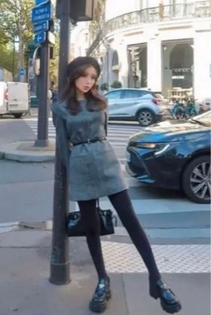 ワンピース JOSEMOON CLASSIC TWEED MINI DRESS