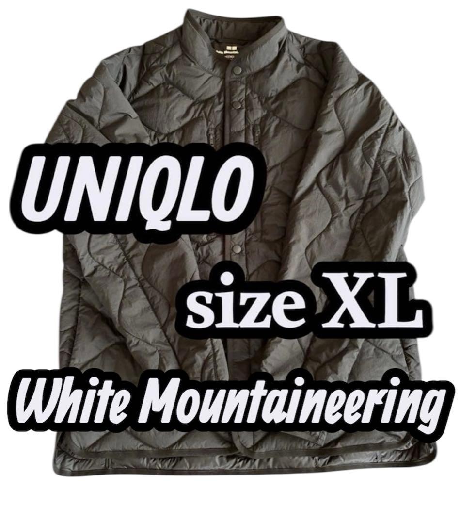 ユニクロ ホワイトマウンテニアリング ダウンジャケット XLサイズ ブラック 黒