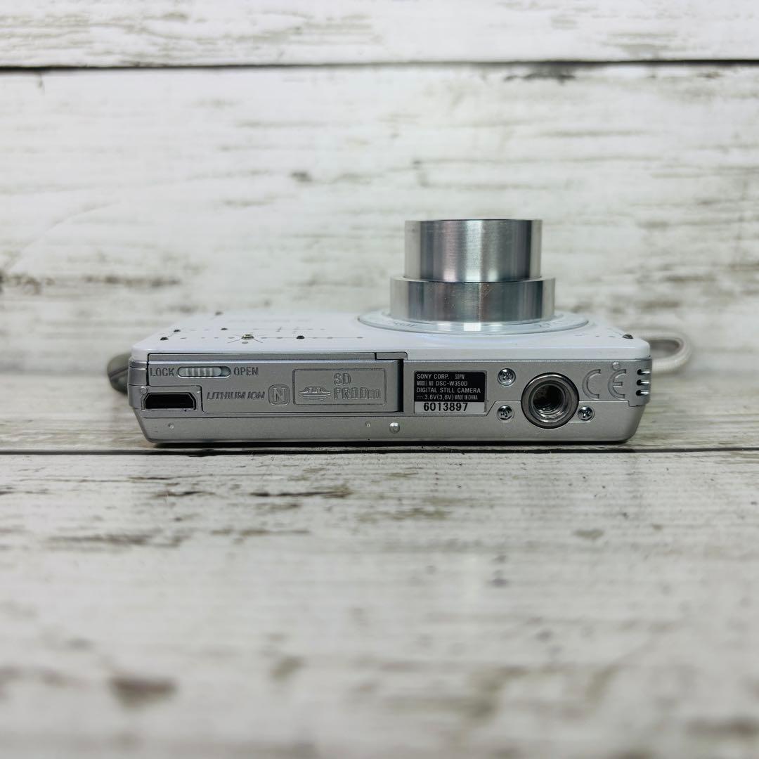 【動作良好】SONY デジタルカメラ DSC-W350D ホワイト