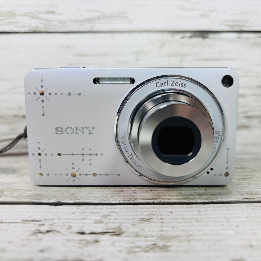 【動作良好】SONY デジタルカメラ DSC-W350D ホワイト