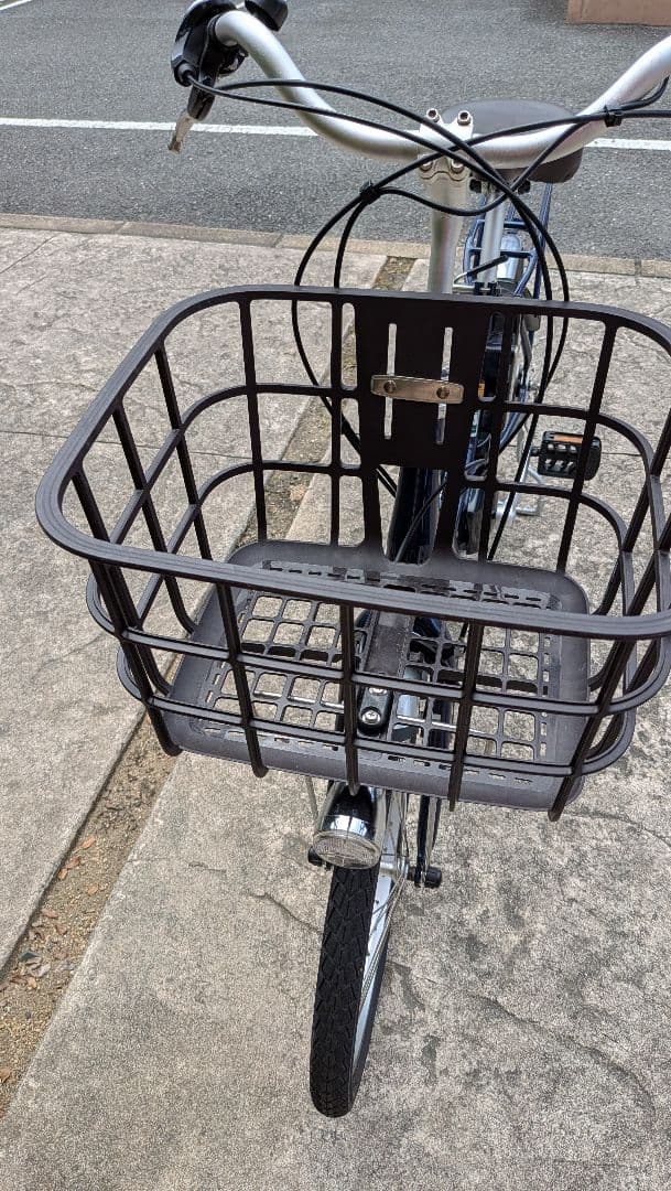 Panasonic製 三段変速付20インチ電動アシスト自転車ネイビー