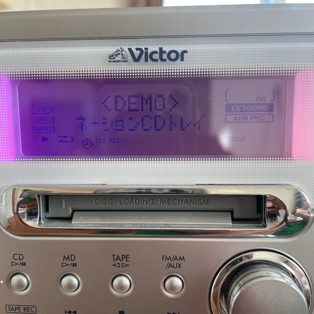 Victor UX-Q1 コンポ CD MD カセットデッキ