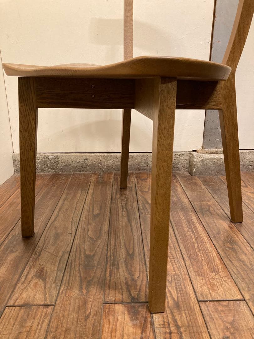 旭川家具 アーリータイムス オーク無垢材 DC-4 1脚 曲木 民芸 職人 匠