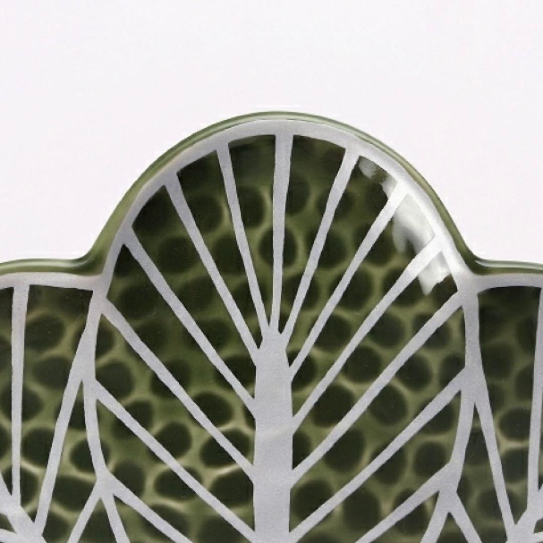 【新品】【大人気】有田焼幸楽窯　錦茶緑銀銘々皿　　　　 縁起物