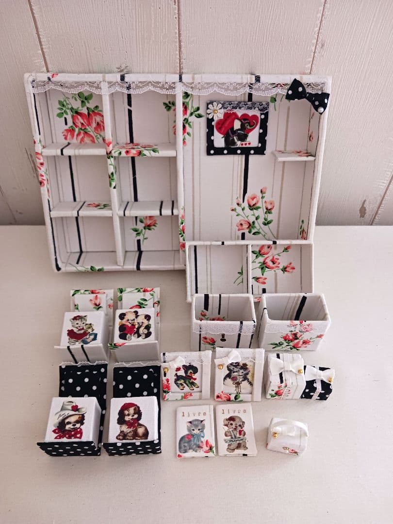 きき様＊kyo＊ハンドメイド＊レトロ花柄＊ミニチュア インテリア他