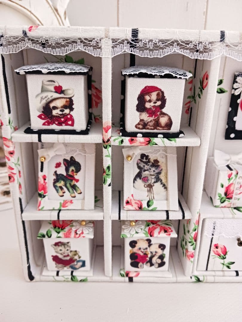 きき様＊kyo＊ハンドメイド＊レトロ花柄＊ミニチュア インテリア他