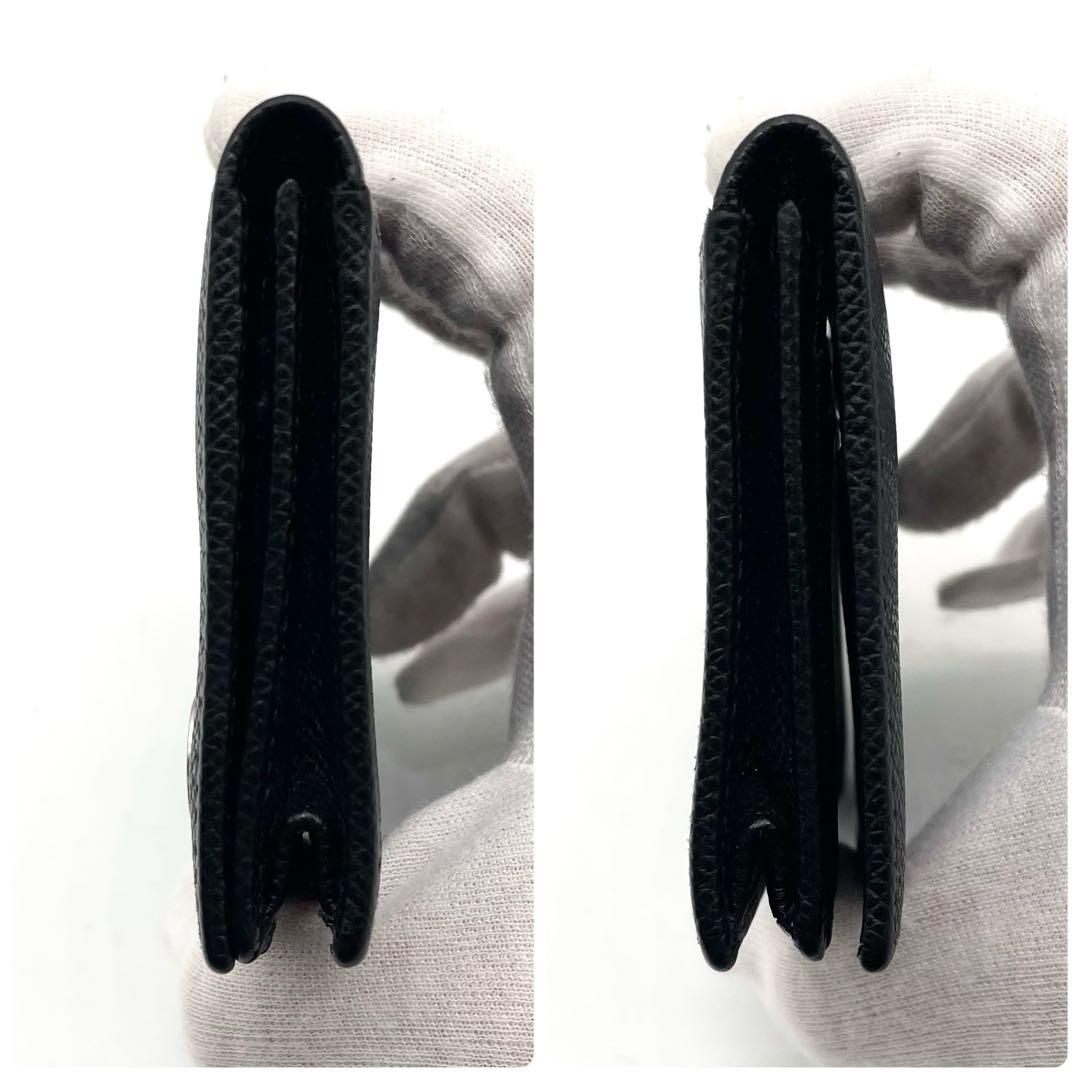 【未使用級】ブルガリ カードケース 名刺入れ レザー ビーゼロワン ブラック