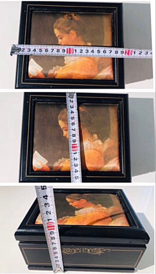 レトロ/アンティーク◆ハセガワ百万人のオルゴール◆オルゴール付ジュエリーボックス