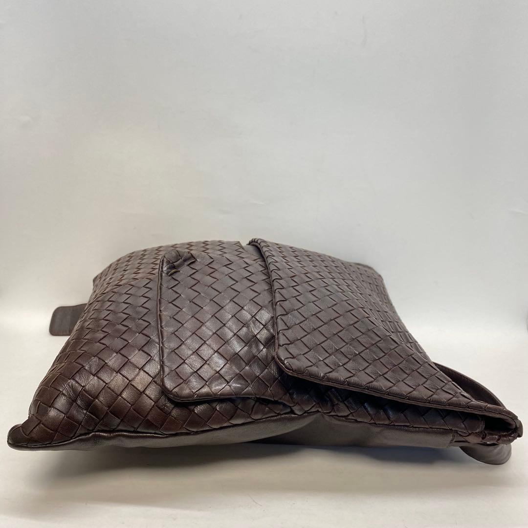 ボッテガヴェネタ ショルダーバッグ ブラウン イントレチャート