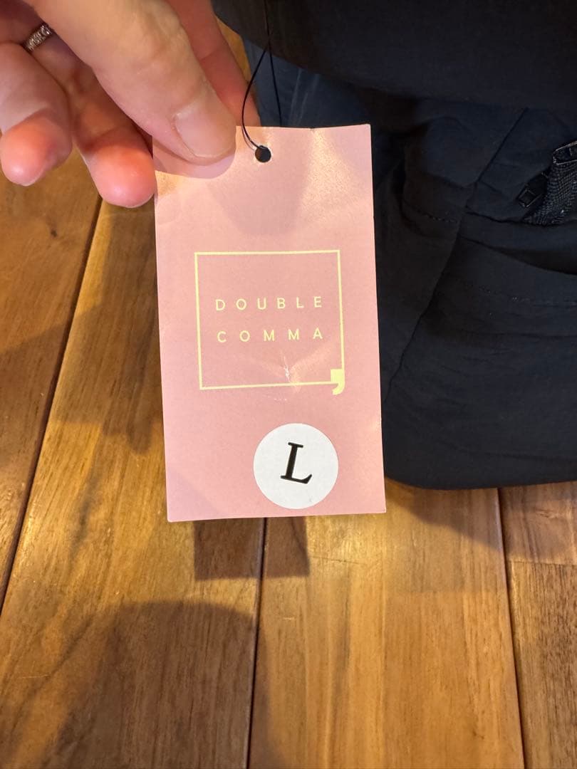 ★美品★DOUBLE COMMA ダブルコンマ CLOUD BAG 韓国 黒