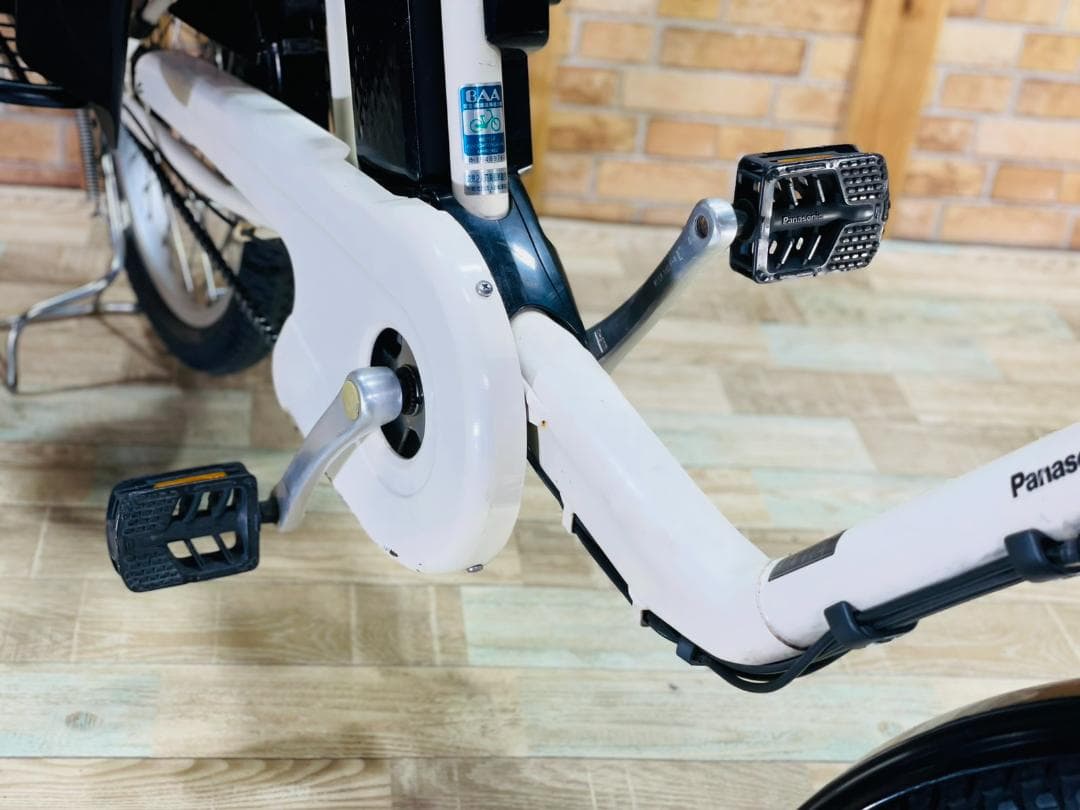 大容量 ホワイト系 人気NO１ パナソニック子供乗せ電動アシスト H2815