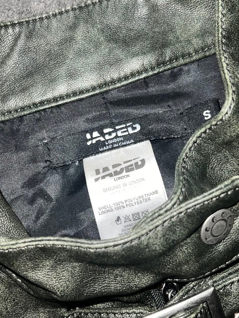 未使用　JADED LONDON レザージャケット　Sサイズ