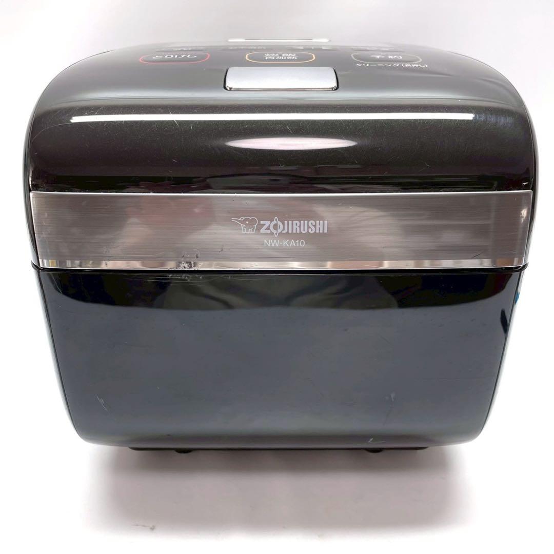 動作保証付　象印　圧力IH炊飯ジャー 炎舞炊き NW-KA10-BZ 黒漆