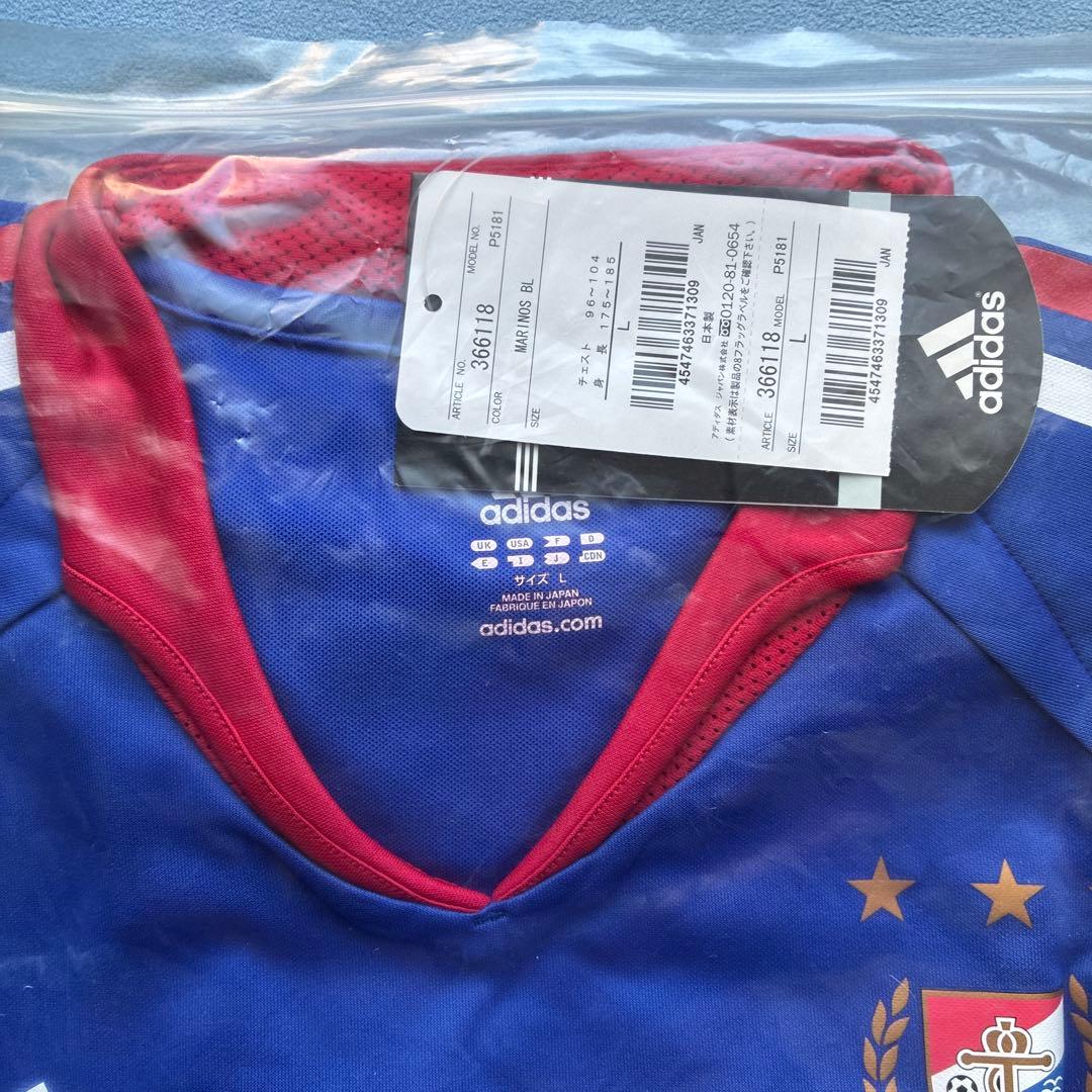 adidas 横浜F・マリノス ユニフォーム Lサイズ2004年優勝記念モデル
