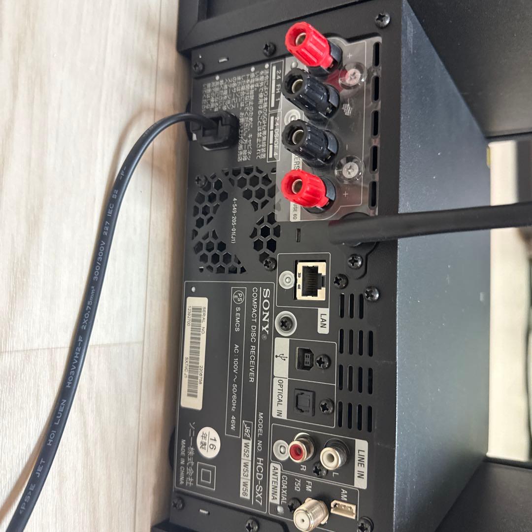 SONY スピーカー　cmt-sx7 ジャンク
