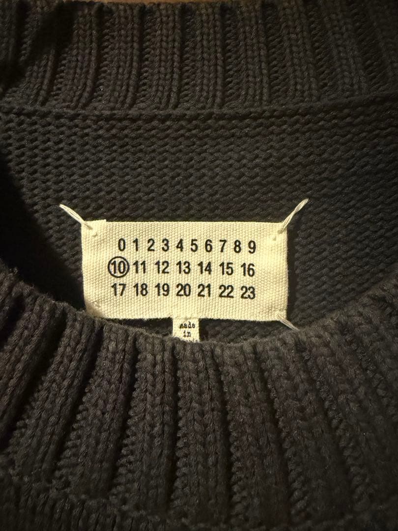 トップス Memory of Label knit L Maison Margiela