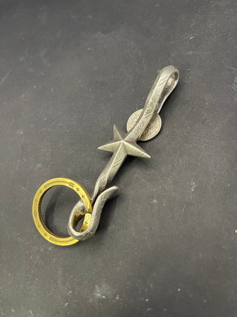 W*C様 シルバー925製 amp japan キーホルダー キーチェーン 真鍮