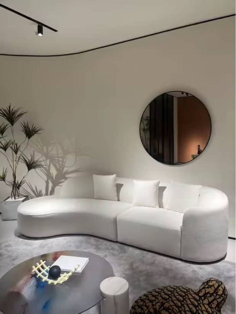 モダンカーブソファ　2人掛け・3人掛け