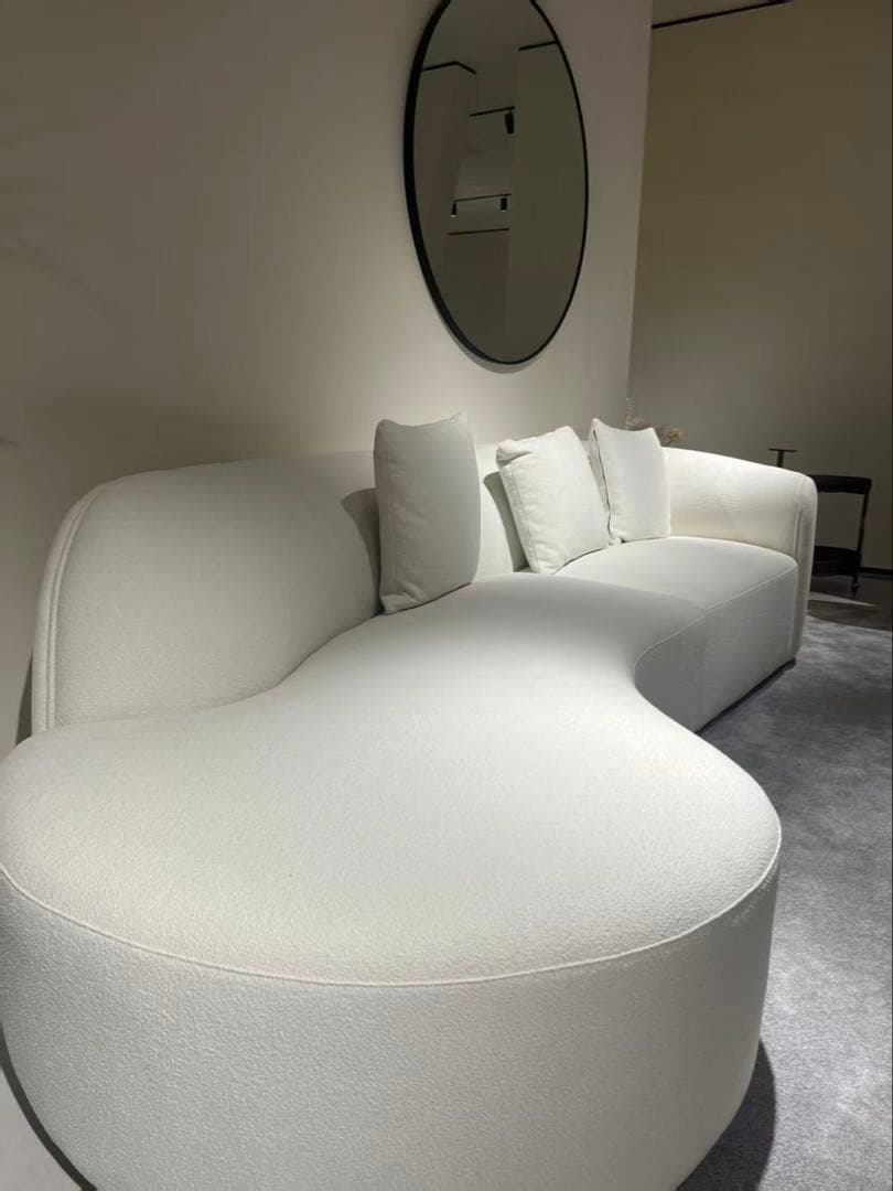 モダンカーブソファ　2人掛け・3人掛け